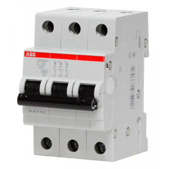 Автоматический выключатель ABB SH203L 3P 63А (С) 4,5 kA - Электрика, НВА - Модульное оборудование - Автоматические выключатели - Магазин электрооборудования Проф-Электрик